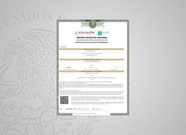 Certificado de estudios